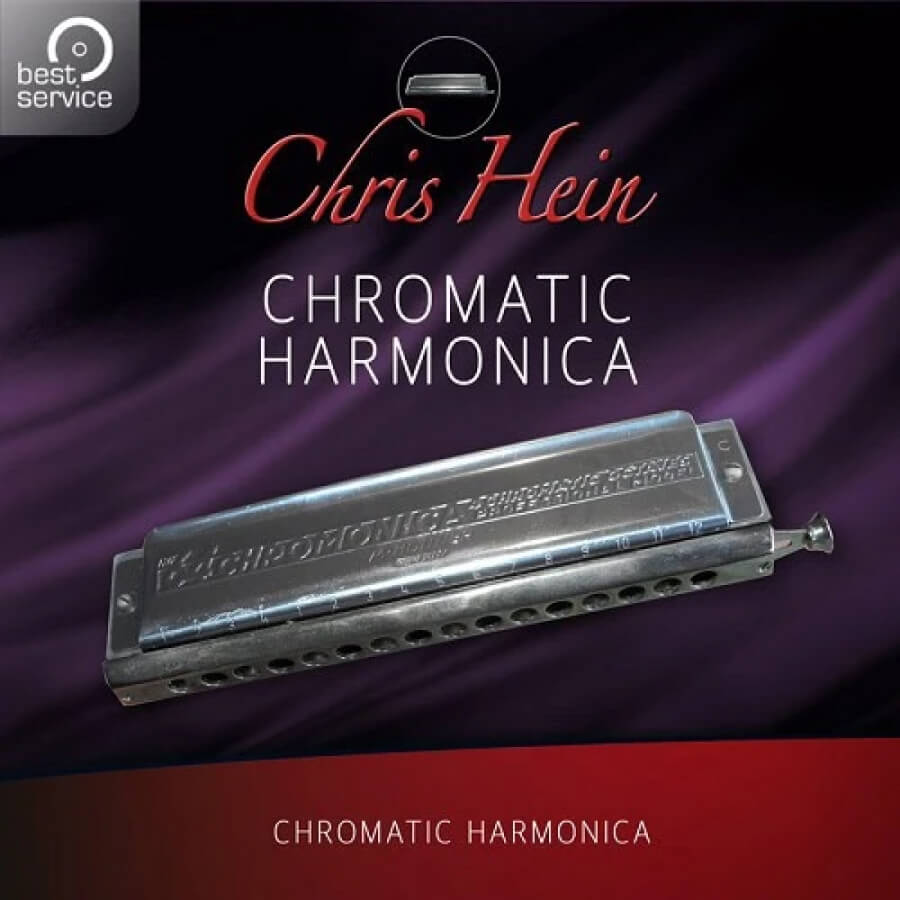 Best Service - Chris Hein Chromatic Harmonica Kontakt Instruments Software GUI Artwork