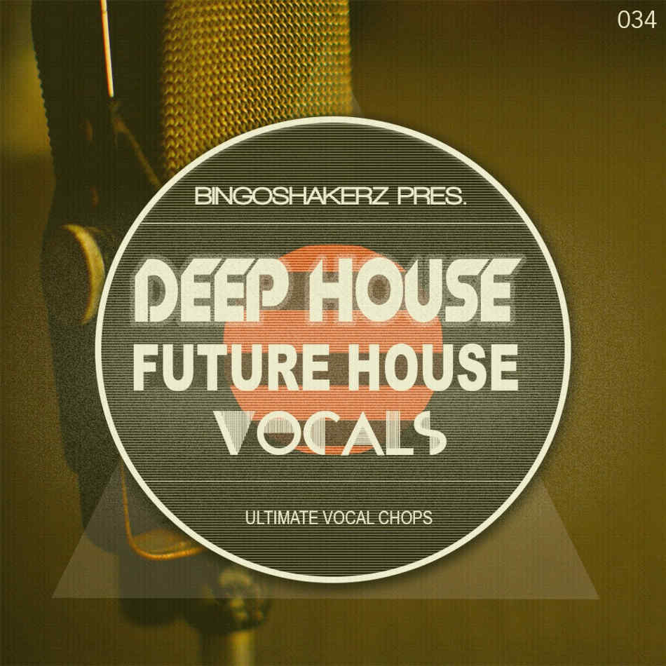 Bingoshakerz - Deep House & Future House Vocals Sample Packs Software GUI Artwork