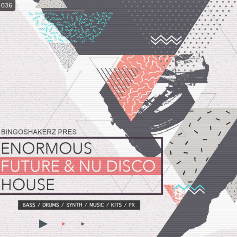 Bingoshakerz - Enormous Future & Nu Disco House Sample Packs Software GUI Artwork
