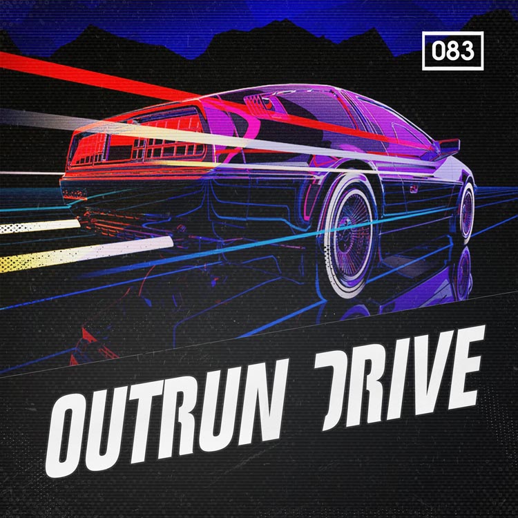 Bingoshakerz - Outrun Drive Sample Packs Software GUI Artwork
