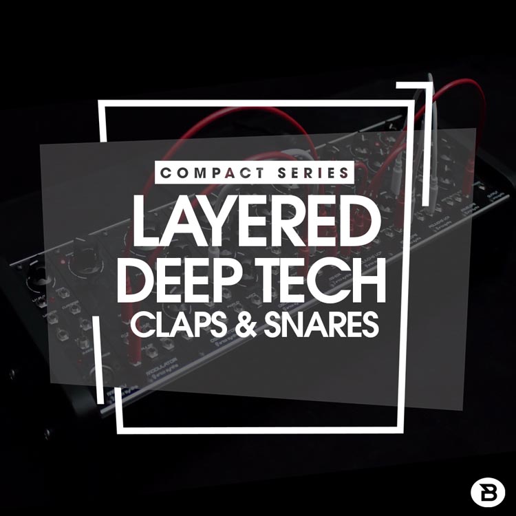 Bingoshakerz - Compact Series: Layered Deep Tech Claps & Snares Sample Packs Software GUI Artwork