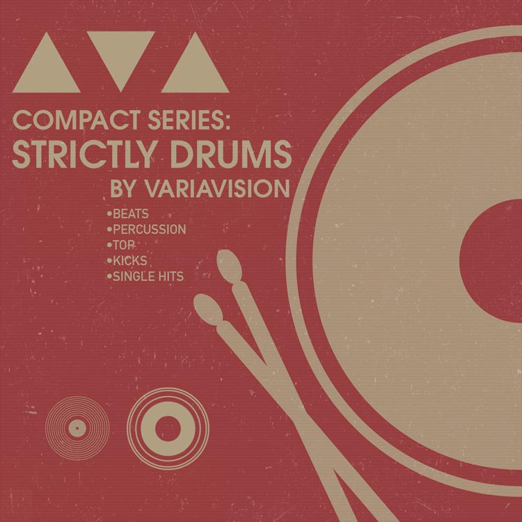 Bingoshakerz - Compact Series: Strictly Drums Sample Packs Software GUI Artwork