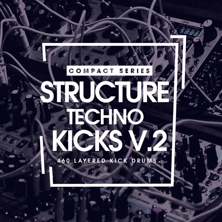 Bingoshakerz - Compact Series: Structure Techno Kicks V.2 Sample Packs Software GUI Artwork
