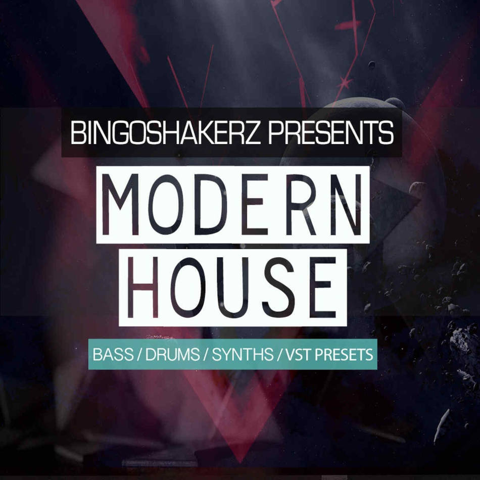 Bingoshakerz - Modern House Sample Packs Software GUI Artwork