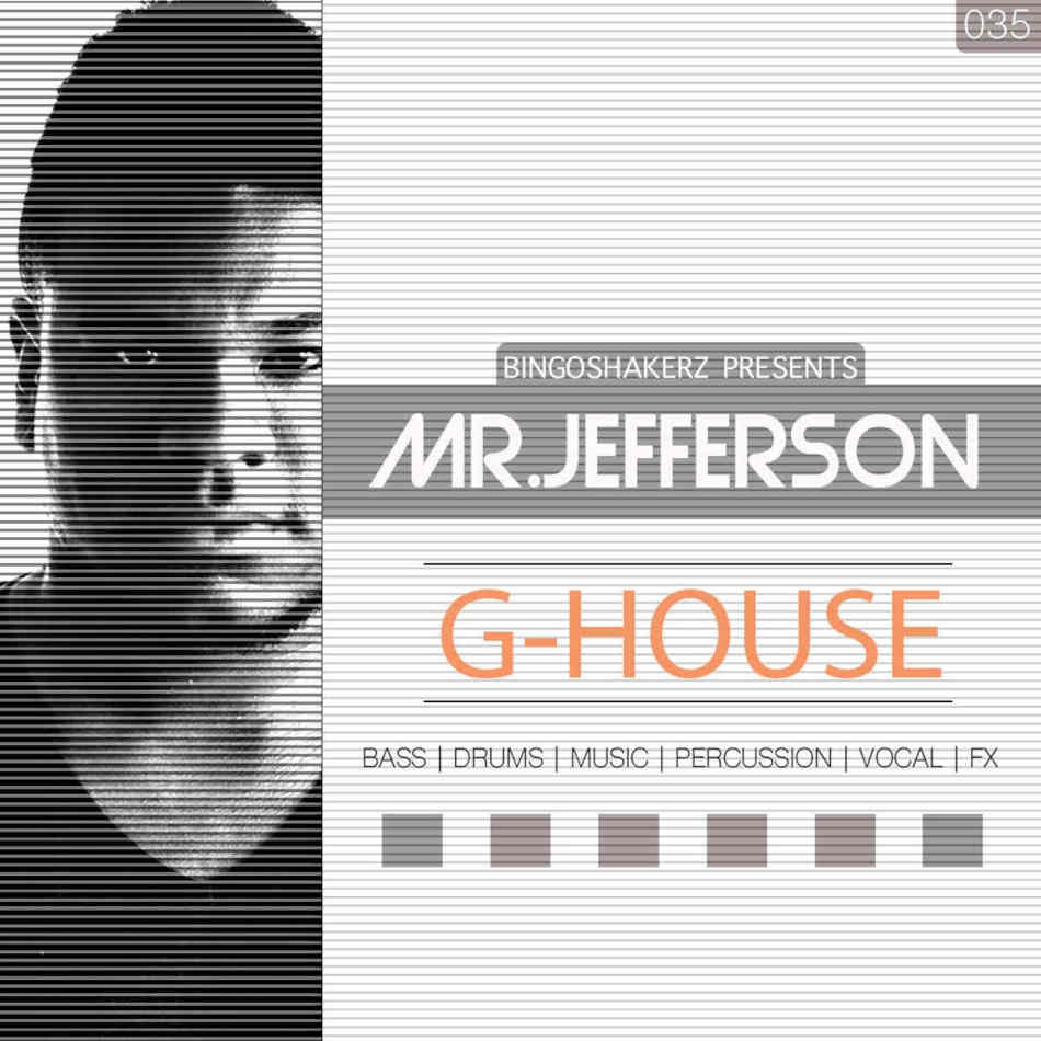 Bingoshakerz - Mr. Jefferson: G-House Sample Packs Software GUI Artwork