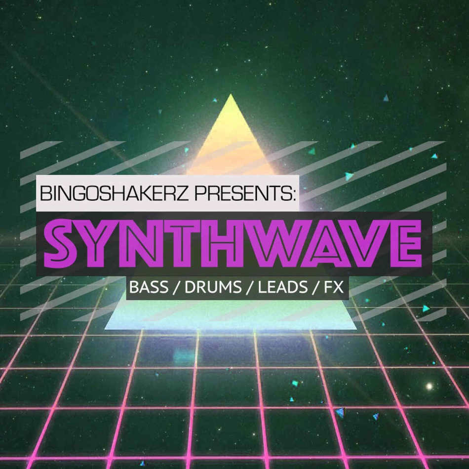 Bingoshakerz - Synthwave Sample Packs Software GUI Artwork