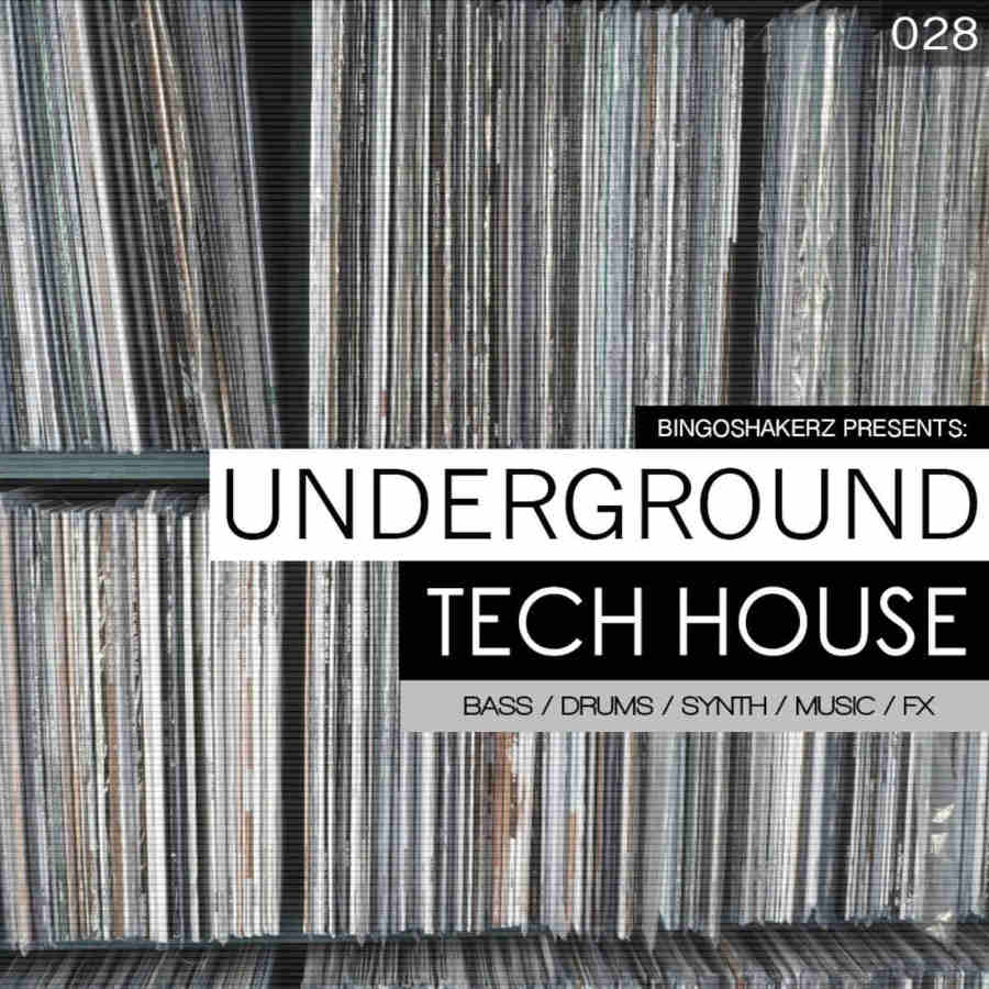 Bingoshakerz - Underground Tech House Sample Packs Software GUI Artwork
