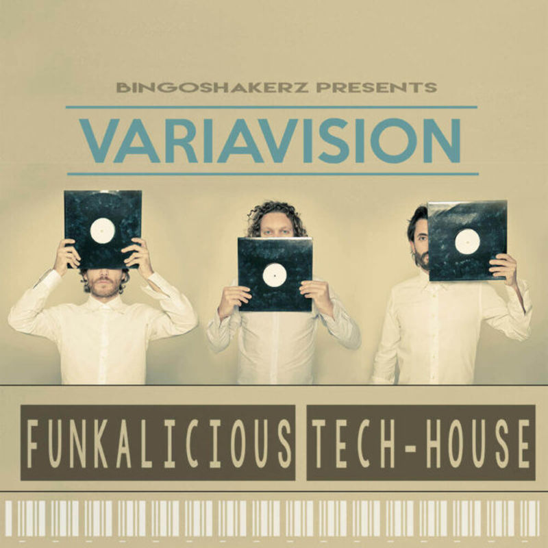 Bingoshakerz - Variavision: Funkalicious Tech & Deep House Sample Packs Software GUI Artwork
