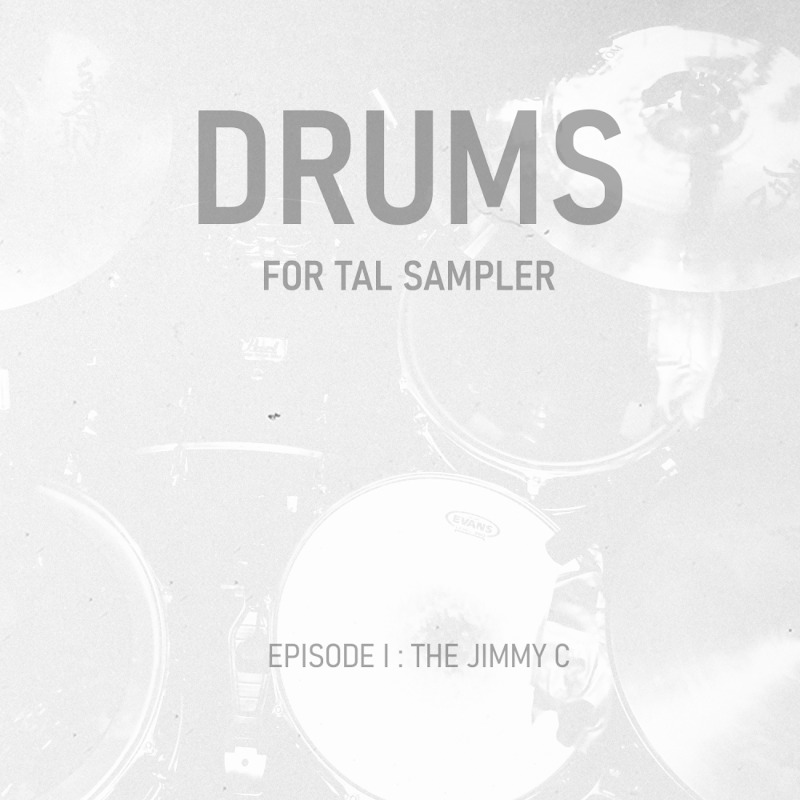 Blanketfort Audio - Drums for TAL Sampler - Episode 1: The Jimmy C Sample Packs Software GUI Artwork