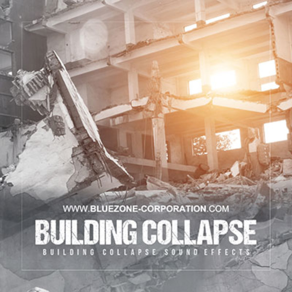 Bluezone Corporation - Building Collapse Sound Effects Sample Packs Software GUI Artwork