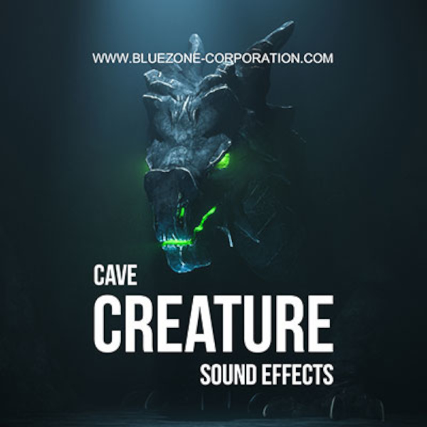 Bluezone Corporation - Cave Creature Sound Effects Sample Packs Software GUI Artwork