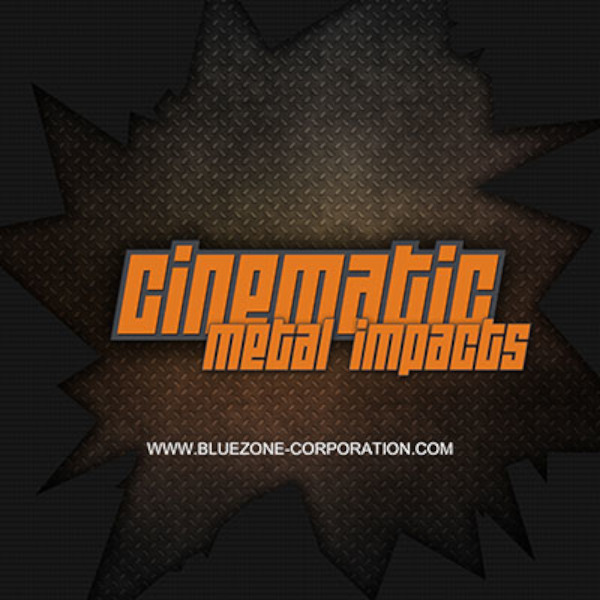 Bluezone Corporation - Cinematic Metal Impacts Sample Packs Software GUI Artwork