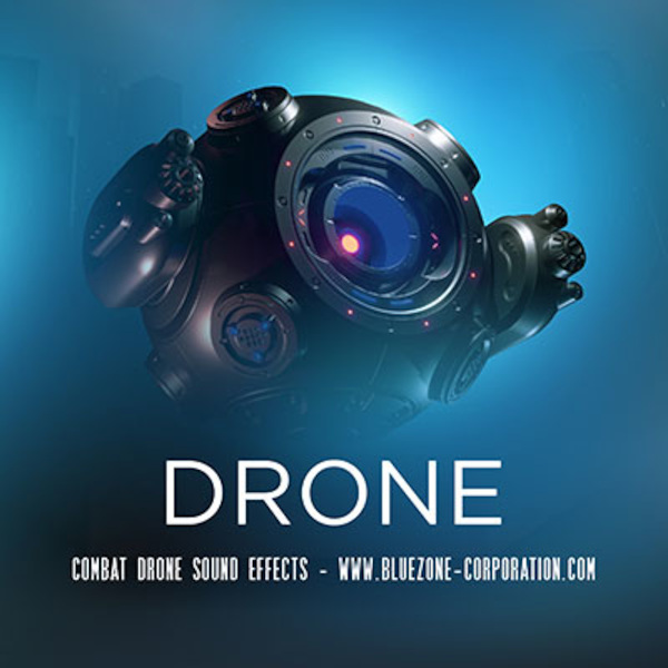 Bluezone Corporation - Combat Drone Sound Effects Sample Packs Software GUI Artwork