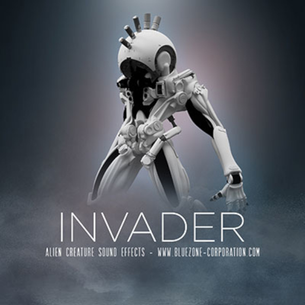Bluezone Corporation - Invader - Alien Creature Sound Effects Sample Packs Software GUI Artwork