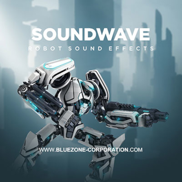 Bluezone Corporation - Soundwave - Robot Sound Effects Sample Packs Software GUI Artwork