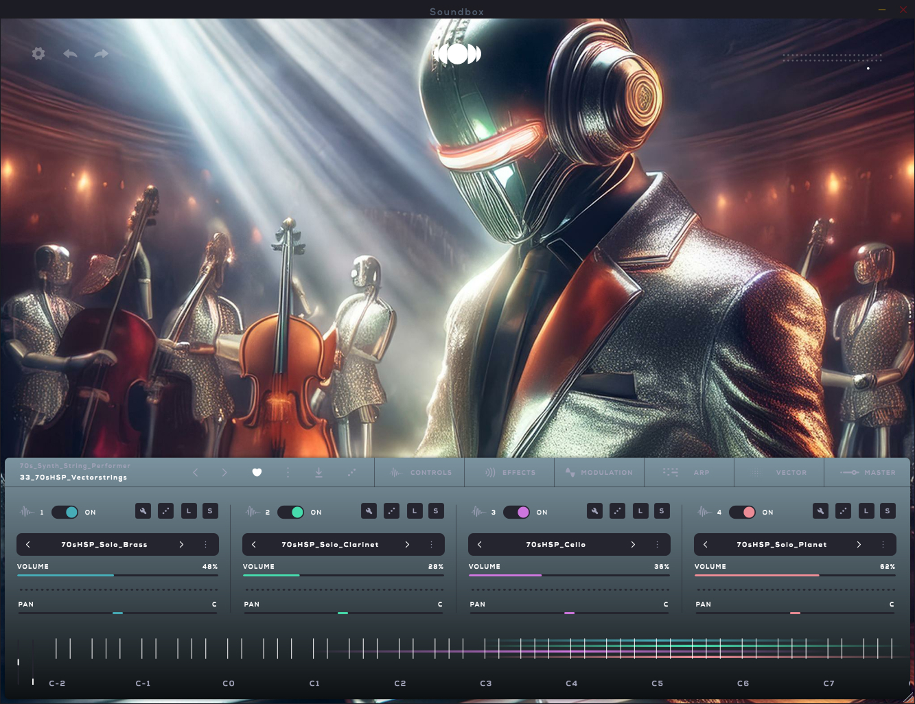 Christian Bartrow Sound Design - 70s String Synth Performer - Soundbox Screenshot 2