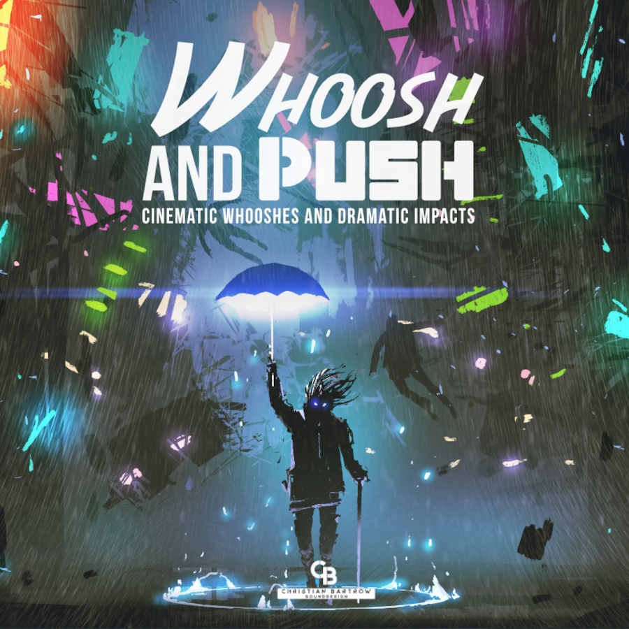 Christian Bartrow Sound Design - Whoosh and Push Sample Packs Software GUI Artwork