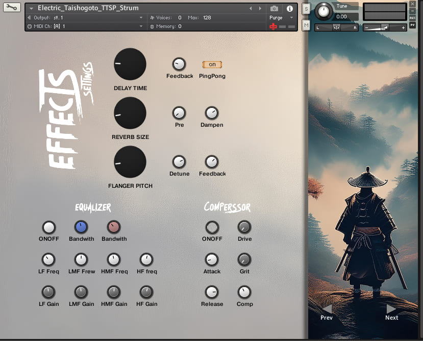 Christian Bartrow Sound Design - Electric Taishogoto Vol 01 Screenshot 3