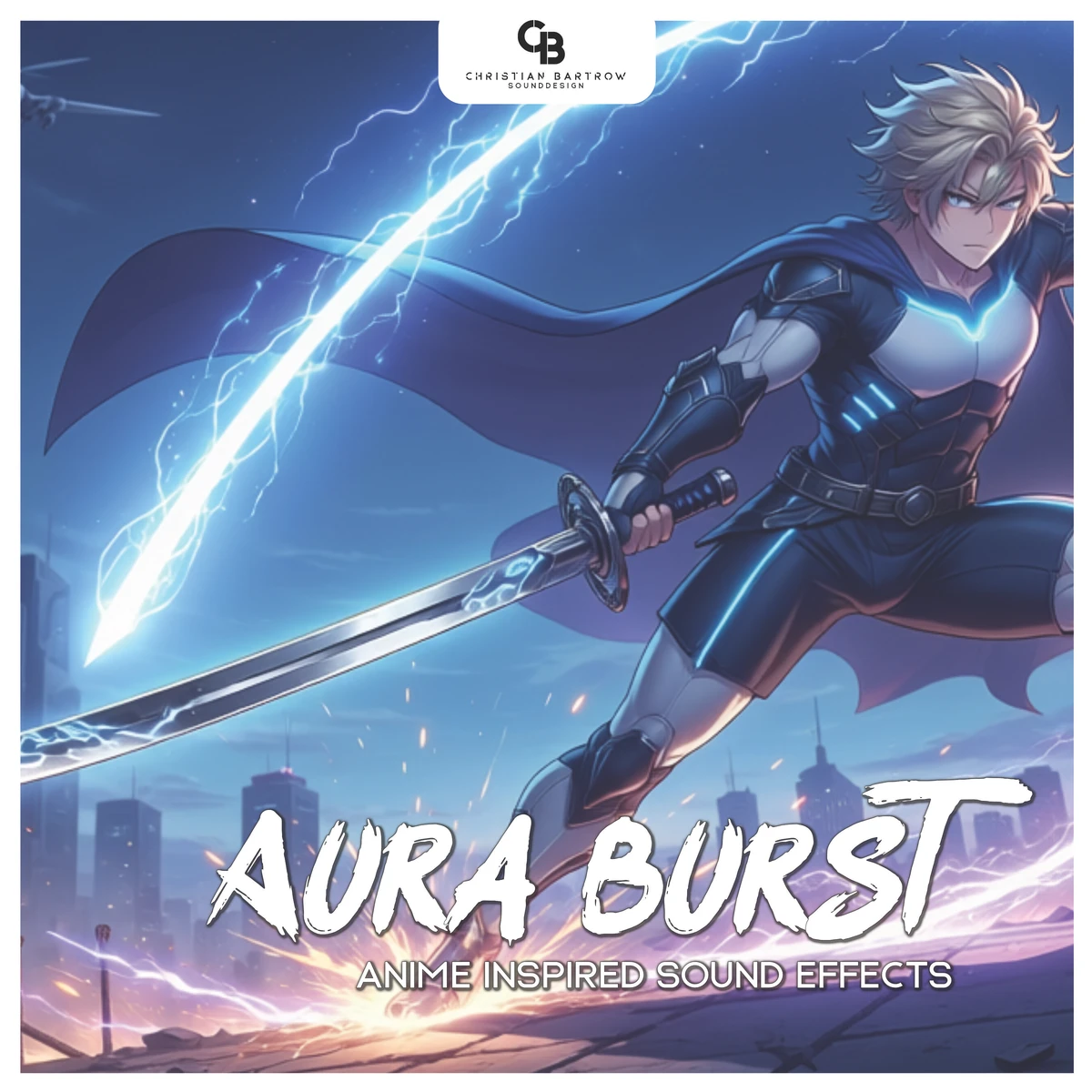 Christian Bartrow Sound Design - Aura Burst – Anime SFX Pack Sample Packs Software GUI Artwork