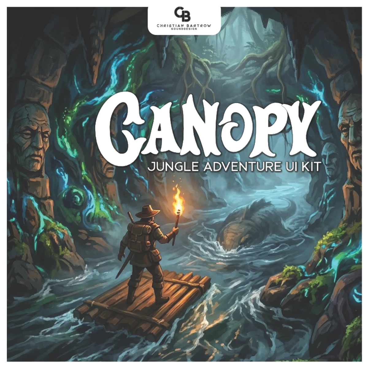 Christian Bartrow Sound Design - Canopy – Jungle Adventure UI Kit Sample Packs Software GUI Artwork