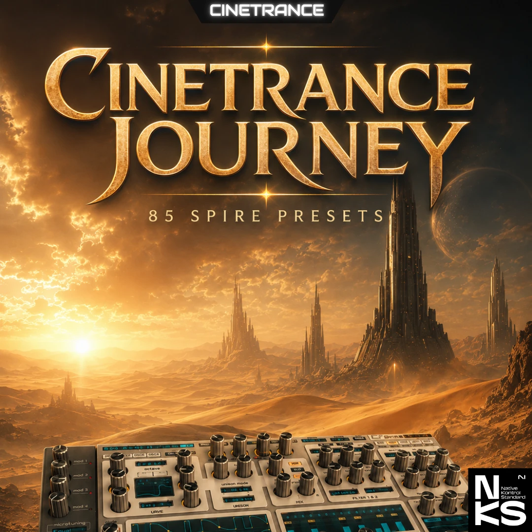CineTrance - CineTrance Journey for Spire Presets Software GUI Artwork