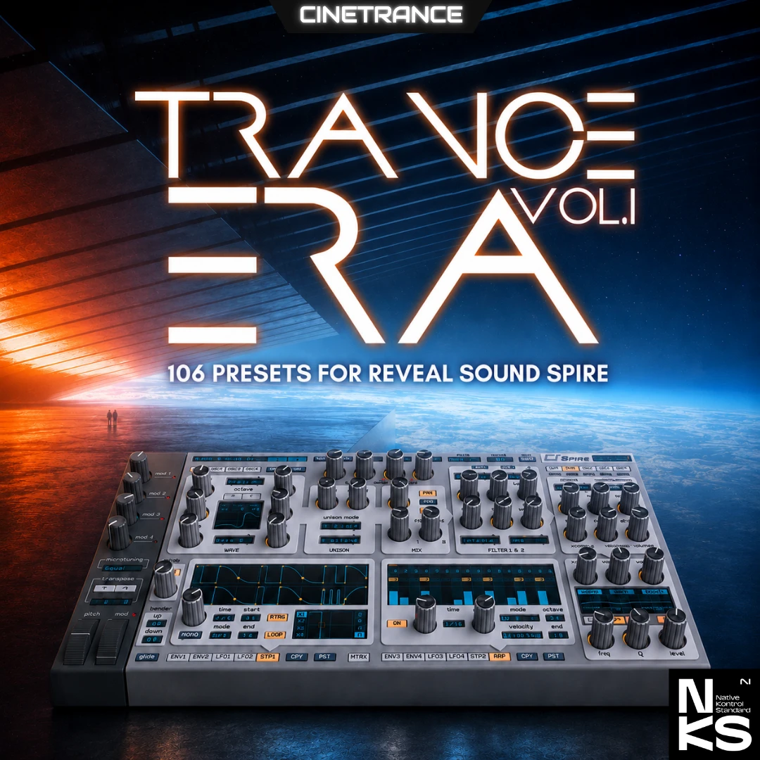 CineTrance - Trance Era Vol.1 for Spire Presets Software GUI Artwork