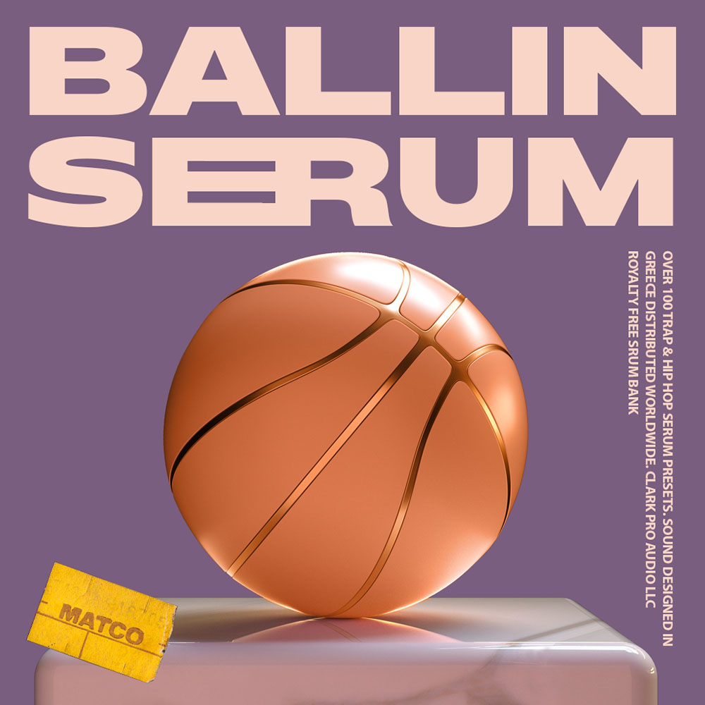 Clark Audio - Ballin Trap Serum Presets Software GUI Artwork