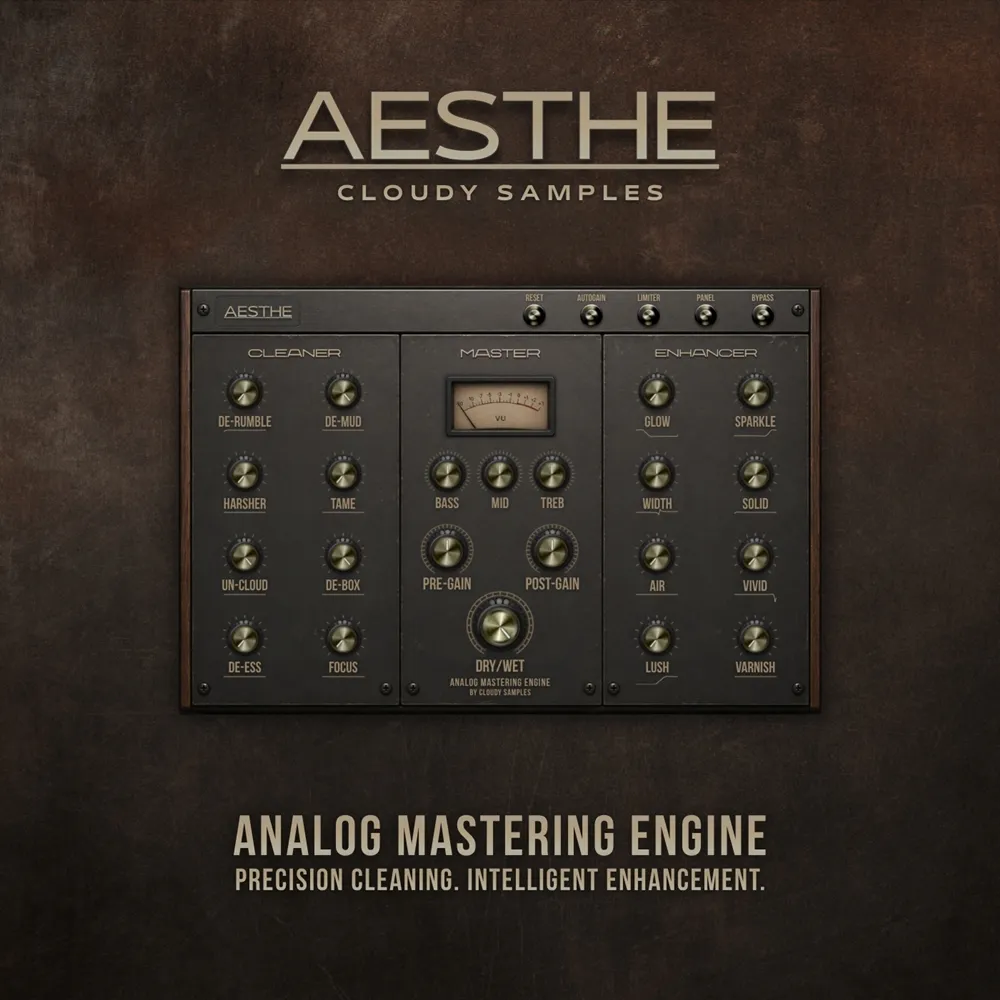 Cloudy Samples - Aesthe Plugins & FX Software GUI Artwork