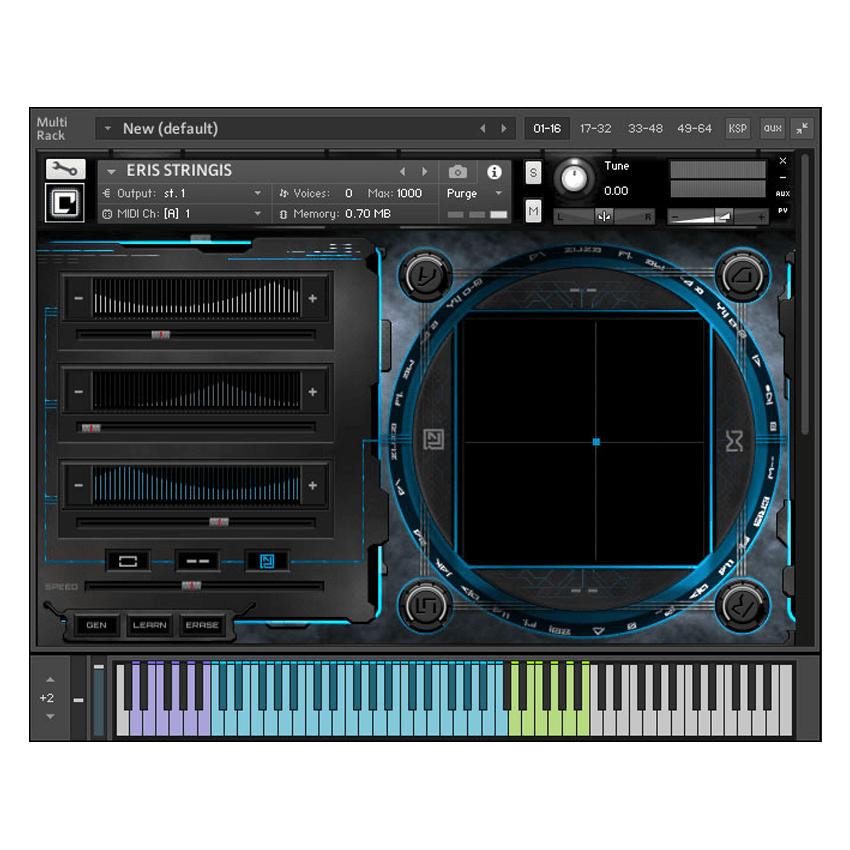 Composers Tools - Eris Stringis Kontakt Instruments Software GUI Artwork