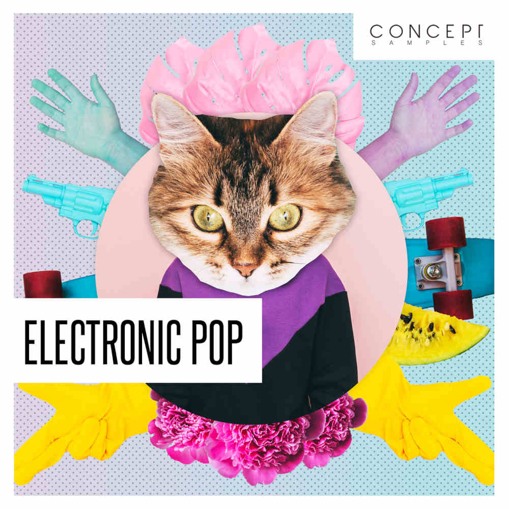 Concept Samples - Electronic Pop Sample Packs Software GUI Artwork