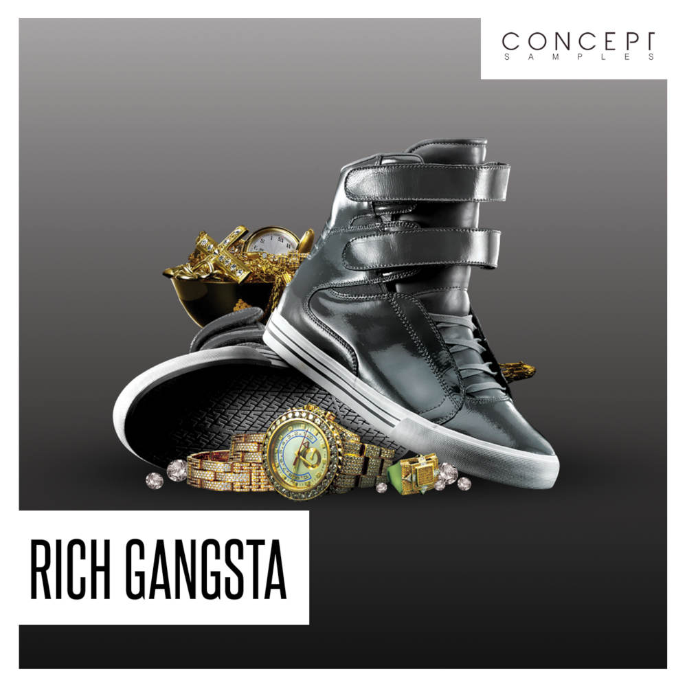 Concept Samples - Rich Gangsta Sample Packs Software GUI Artwork