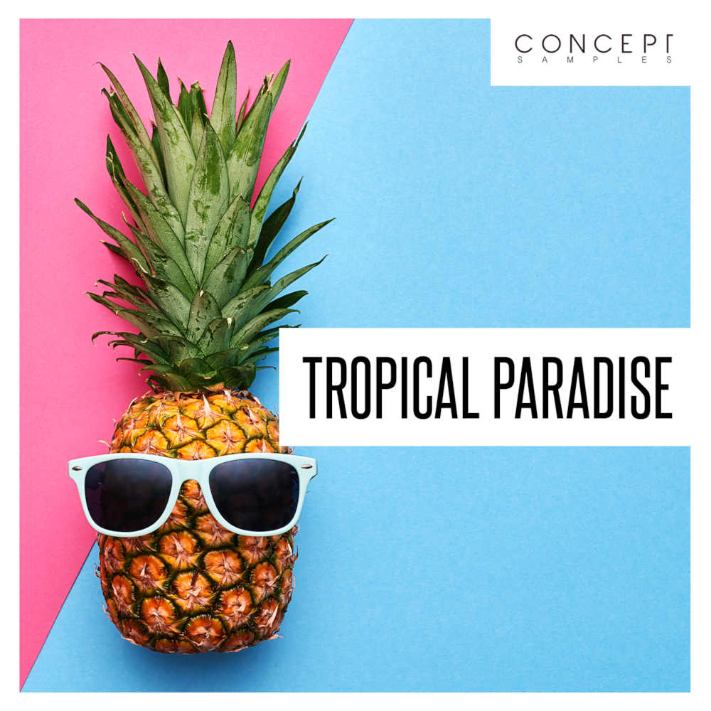 Concept Samples - Tropical Paradise Sample Packs Software GUI Artwork