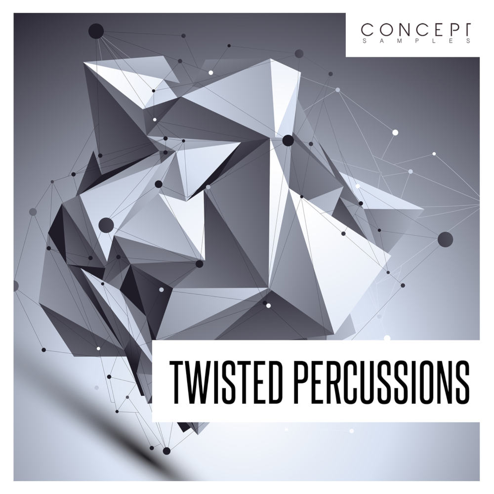 Concept Samples - Twisted Percussions Sample Packs Software GUI Artwork