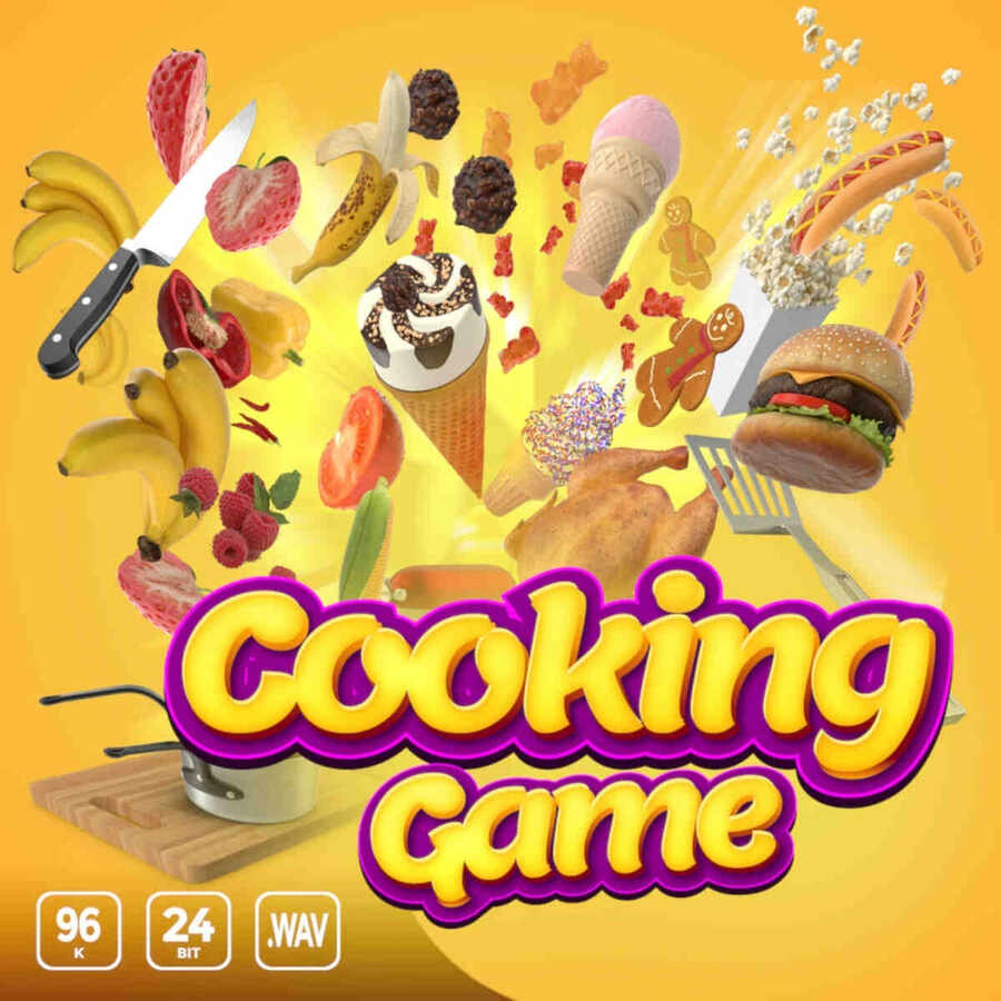 Epic Stock Media - Cooking Game Sample Packs Software GUI Artwork