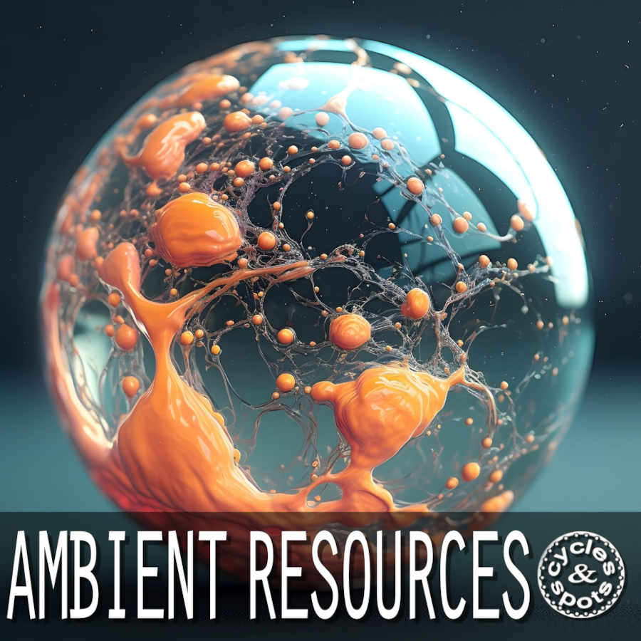 Cycles and Spots - Ambient Resources Sample Packs Software GUI Artwork