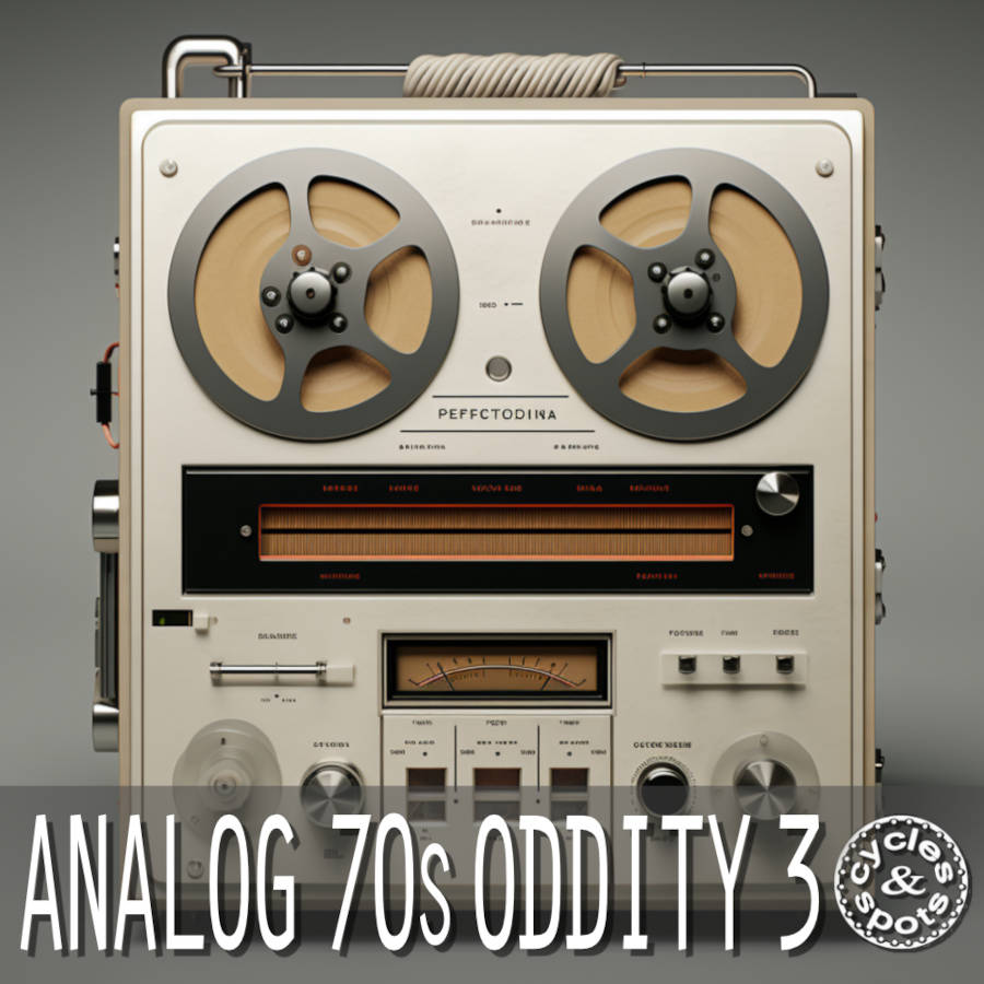 Cycles and Spots - Analog 70s Oddity 3 Sample Packs Software GUI Artwork