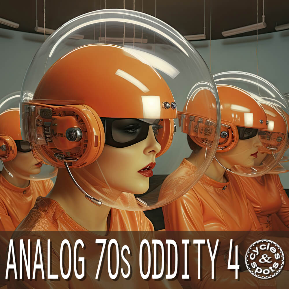 Cycles and Spots - Analog 70s Oddity 4 Sample Packs Software GUI Artwork