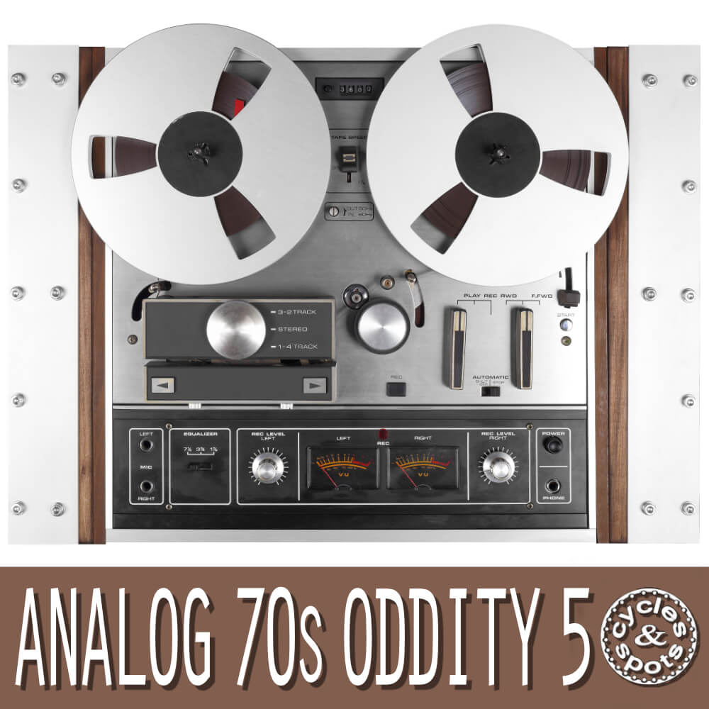 Cycles and Spots - Analog 70s Oddity 5 Sample Packs Software GUI Artwork