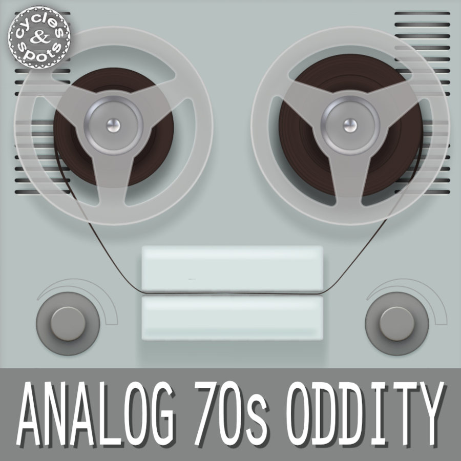 Cycles and Spots - Analog 70s Oddity Sample Packs Software GUI Artwork
