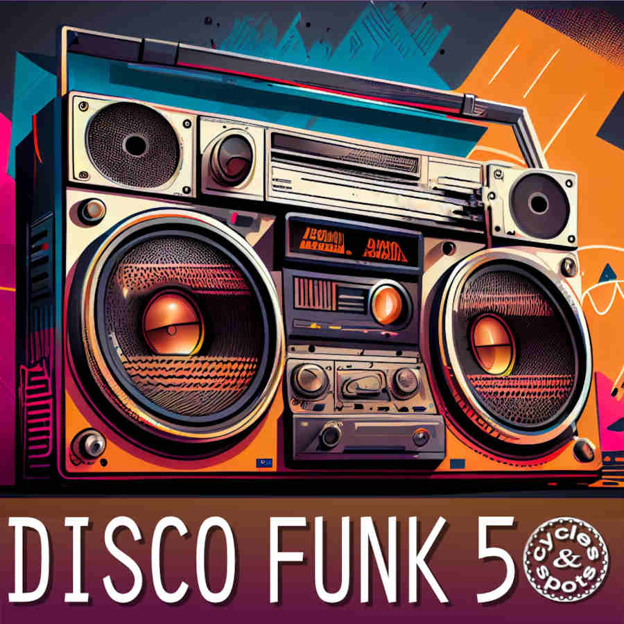 Cycles and Spots - Disco Funk 5 Sample Packs Software GUI Artwork