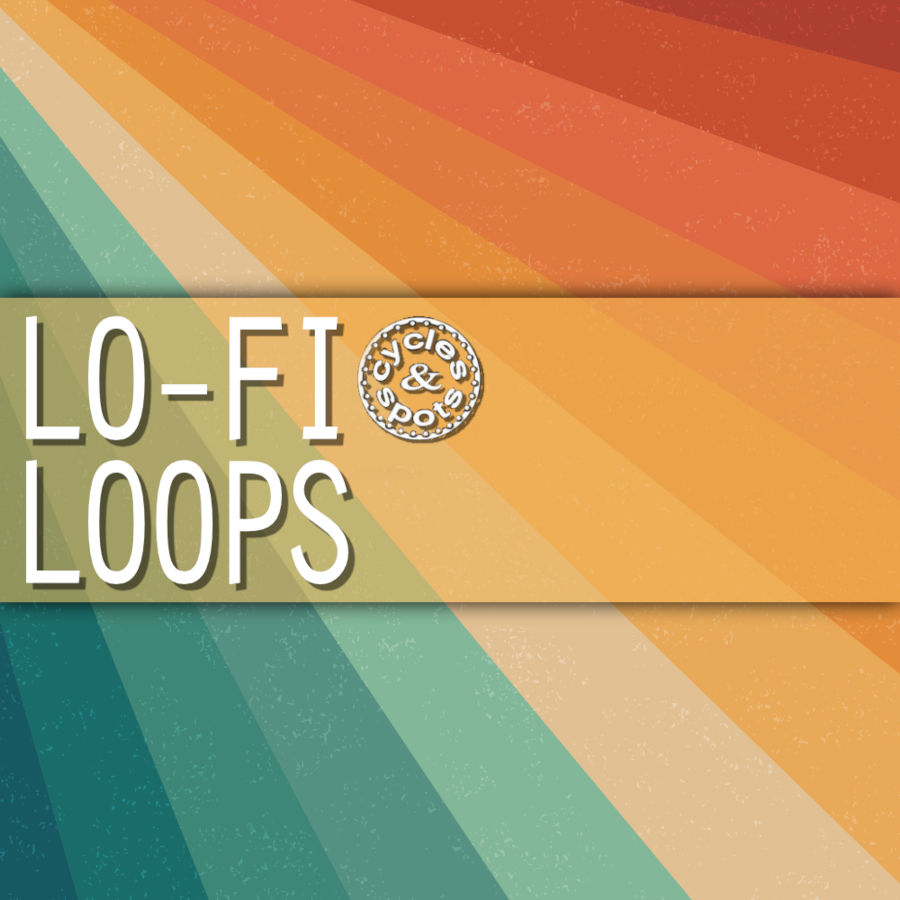 Cycles and Spots - Lo-Fi Loops Sample Packs Software GUI Artwork
