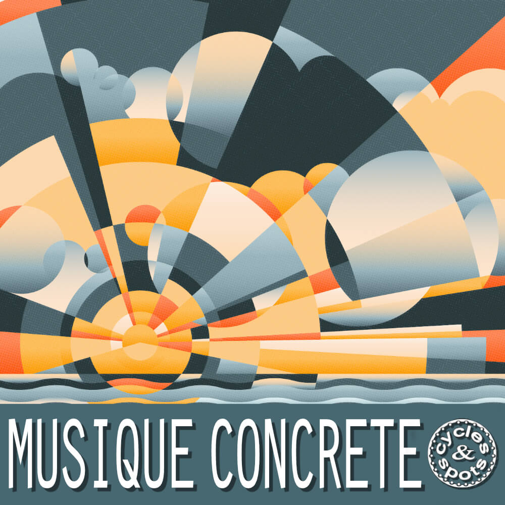 Cycles and Spots - Musique Concrete Sample Packs Software GUI Artwork