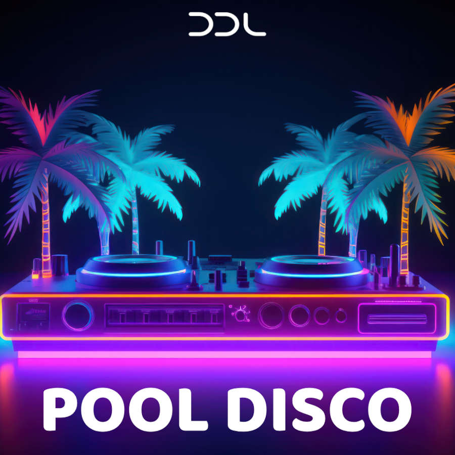 Deep Data Loops - Pool Disco Sample Packs Software GUI Artwork
