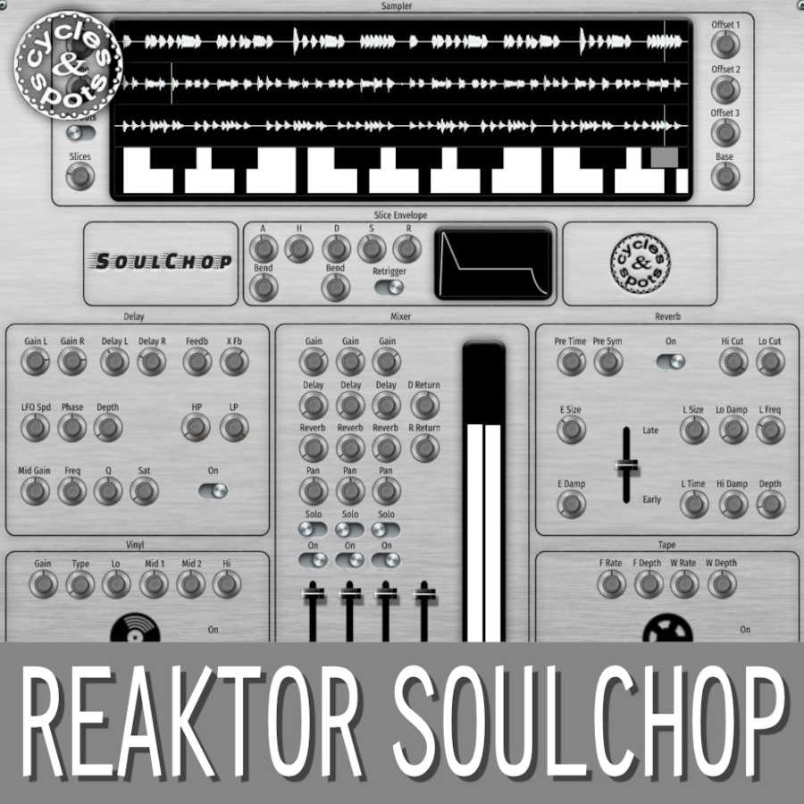 Cycles and Spots - Reaktor SoulChop Presets Software GUI Artwork