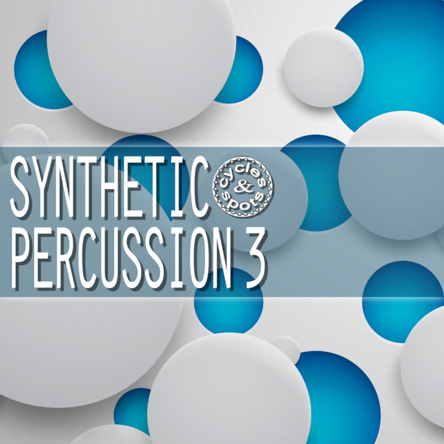 Cycles and Spots - Synthetic Percussion 3 Sample Packs Software GUI Artwork