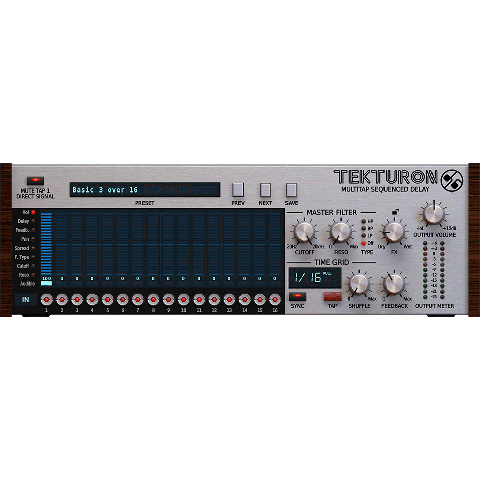 D16 Group - Tekturon Plugins & FX Software GUI Artwork