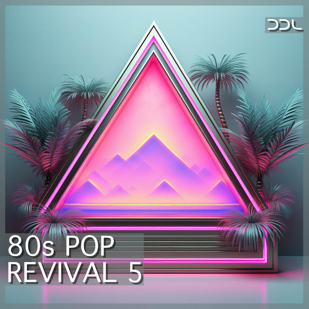 Deep Data Loops - 80s Pop Revival 5 Sample Packs Software GUI Artwork
