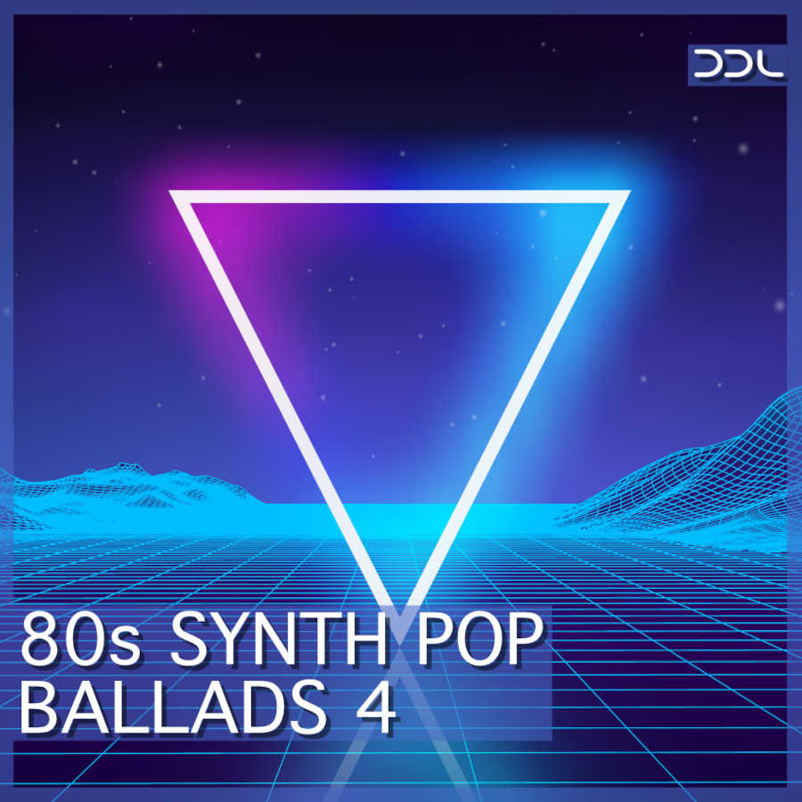 Deep Data Loops - 80s Synth Pop Ballads 4 Sample Packs Software GUI Artwork