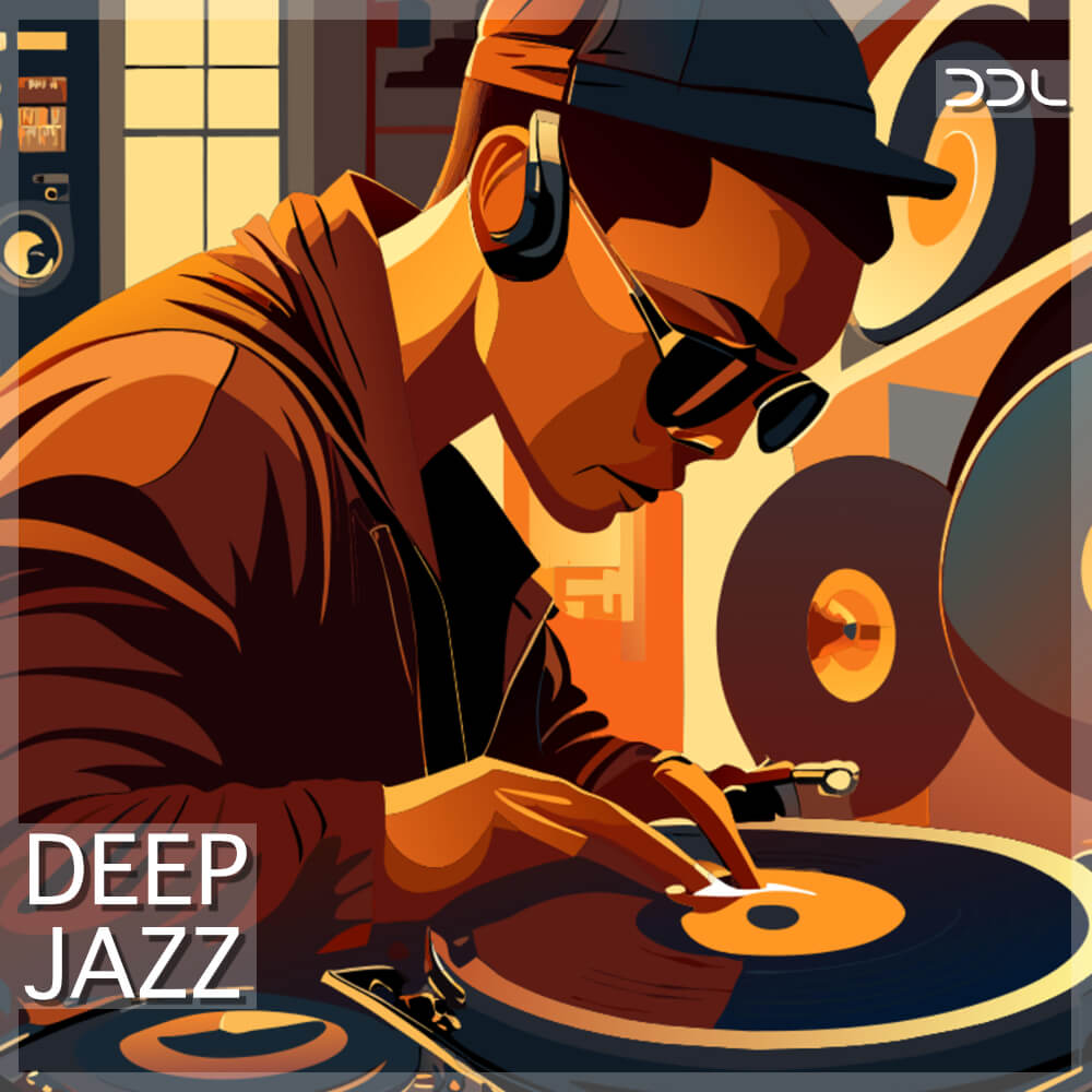 Deep Data Loops - Deep Jazz Sample Packs Software GUI Artwork