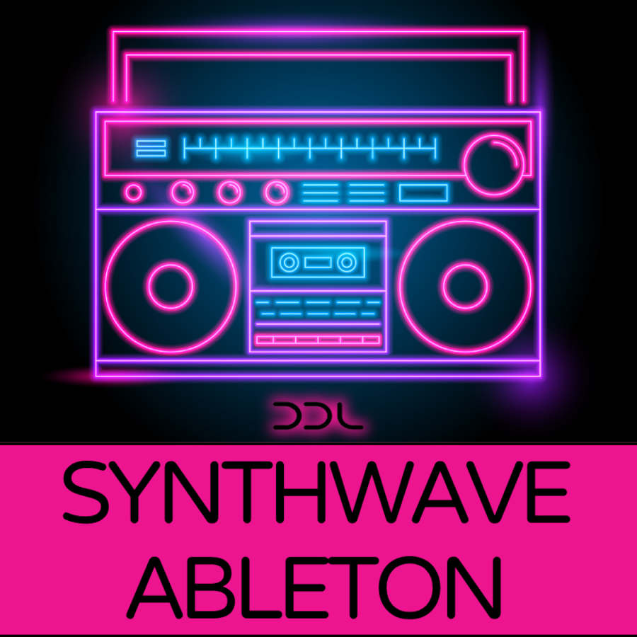Deep Data Loops - Synthwave Ableton Multi Template Presets Software GUI Artwork